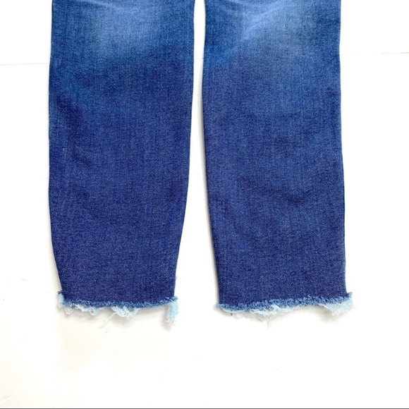 Everlane The Vintage Skinny Button Fly Ankle Jeans in Medium Washed - Picture 8 of 9